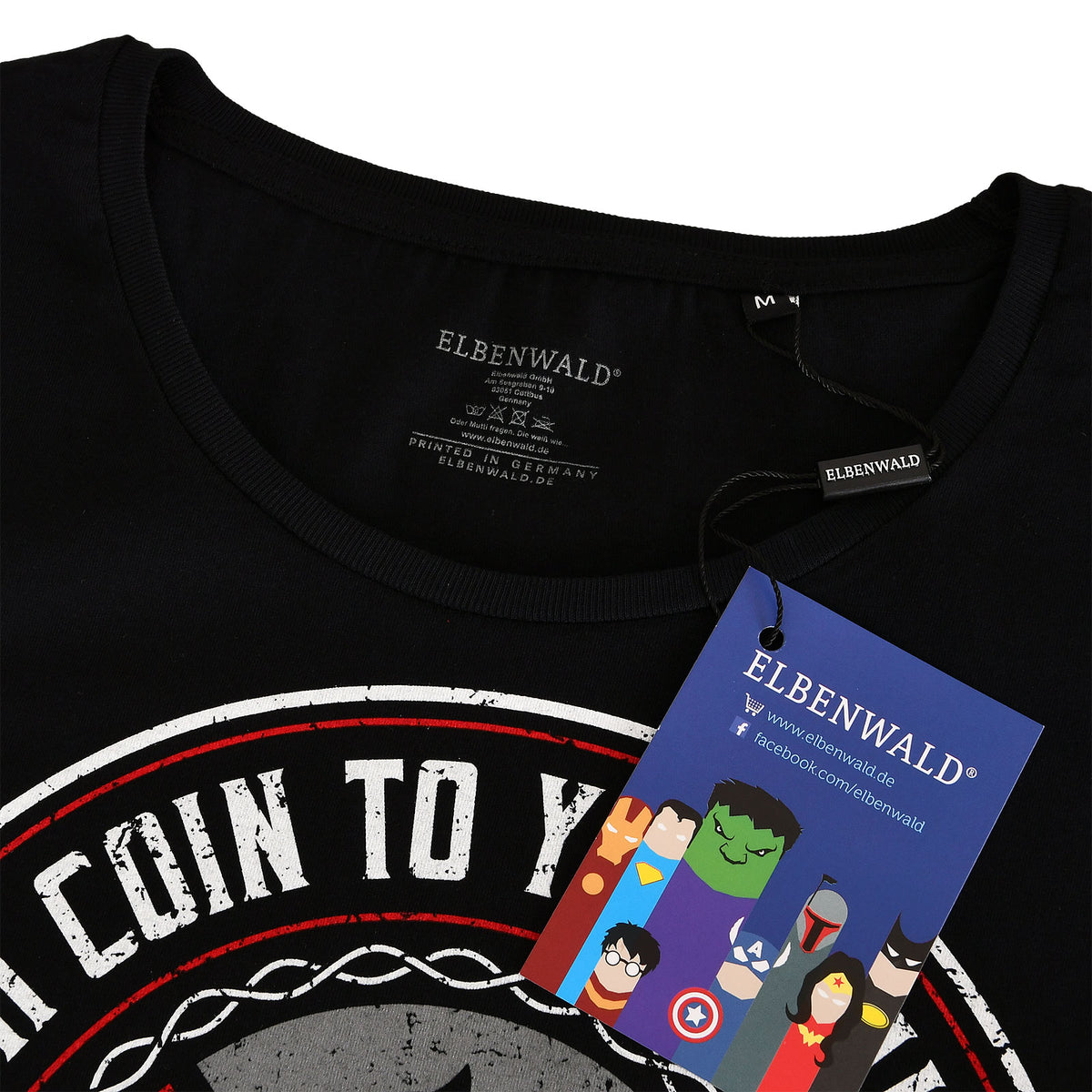 Productafbeelding Toss a Coin dames T-shirt voor Witcher fans zwart
