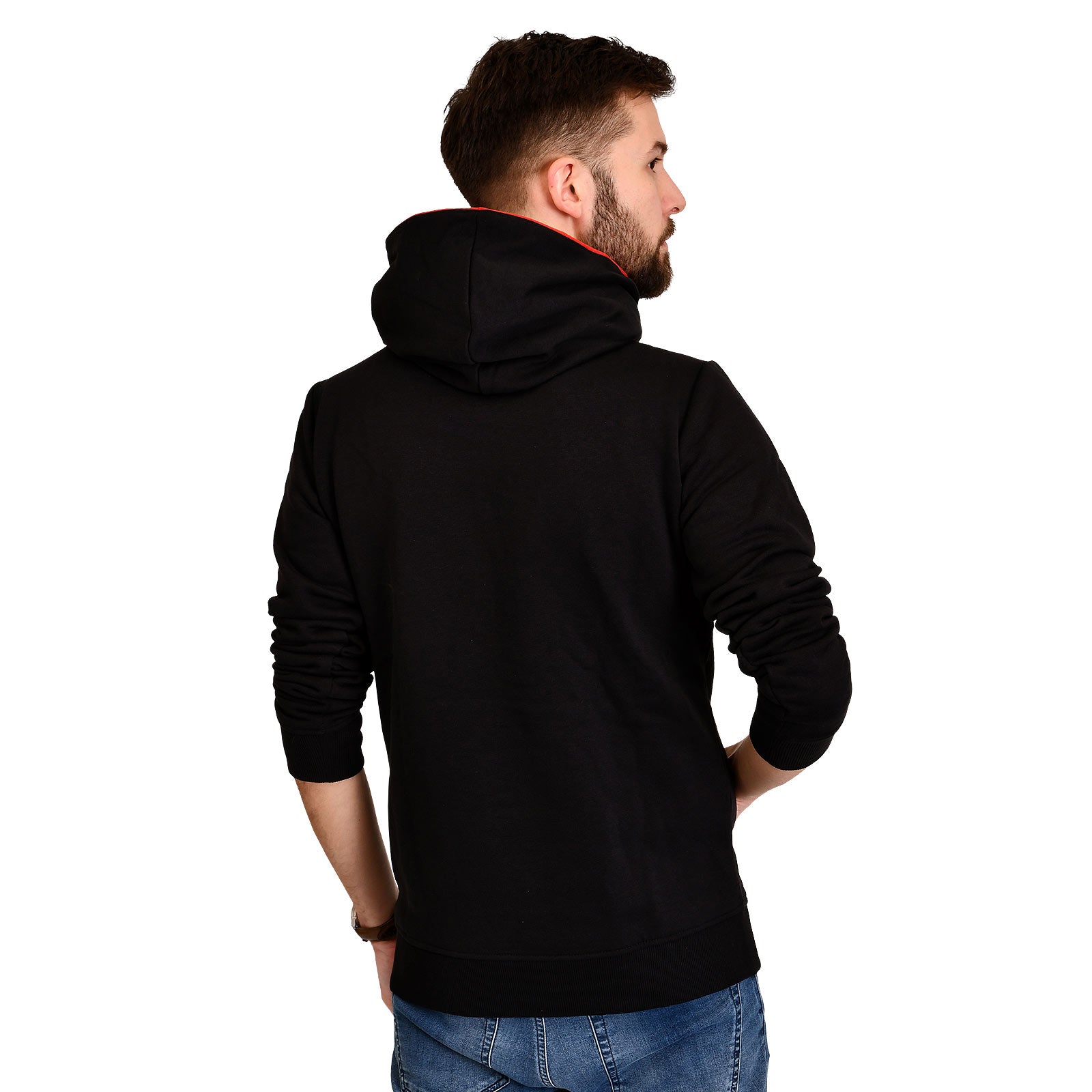 Productafbeelding Toss a Coin Hoodie voor Witcher Fans Zwart