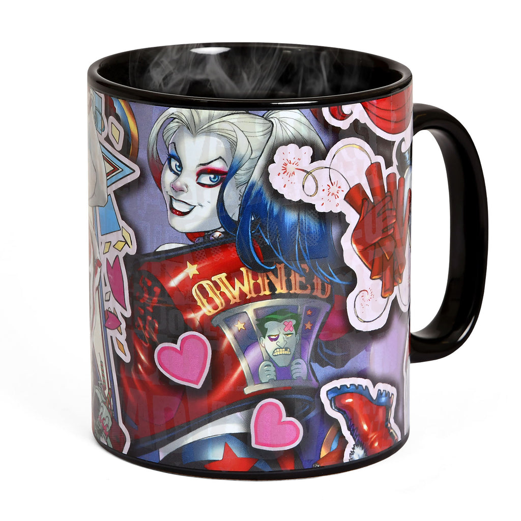 Productafbeelding Harley Quinn Comic Thermisch Effect Mok