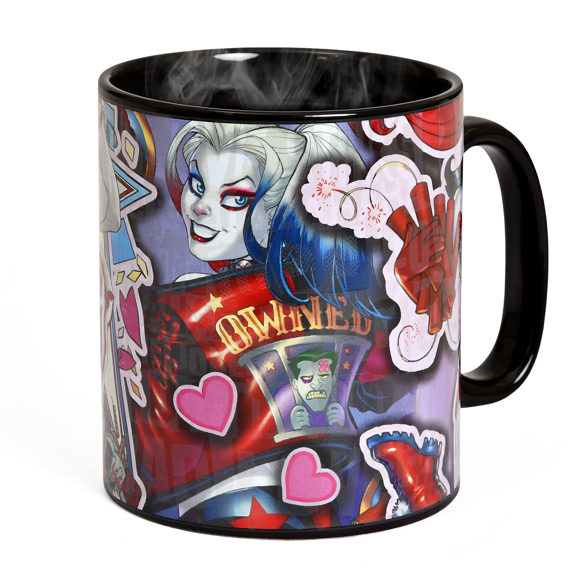 Productafbeelding Harley Quinn Comic Thermisch Effect Mok