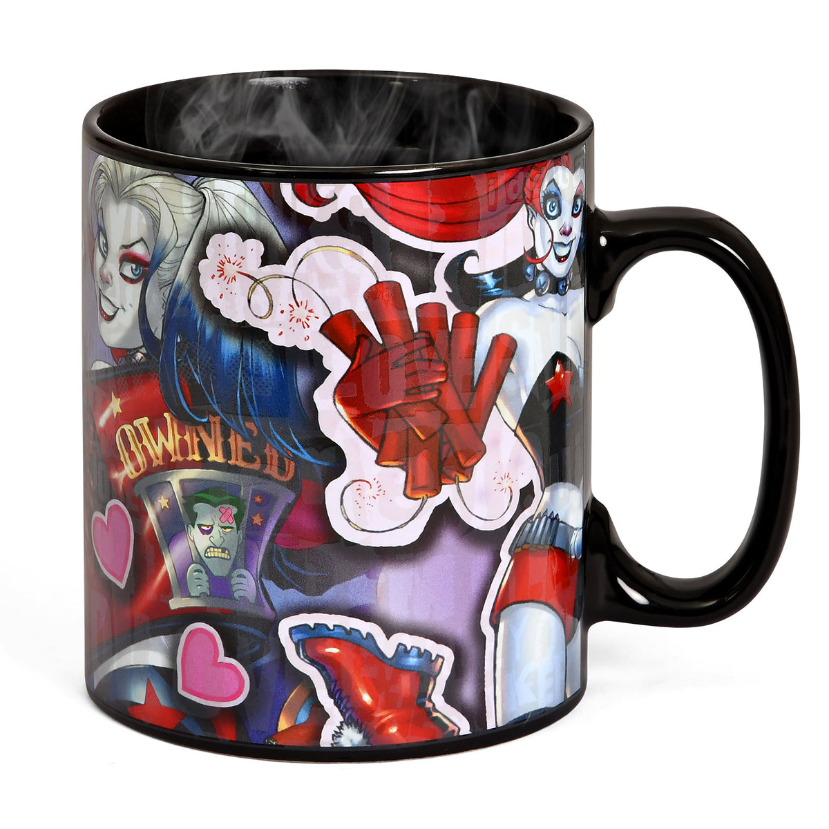 Productafbeelding Harley Quinn Comic Thermisch Effect Mok