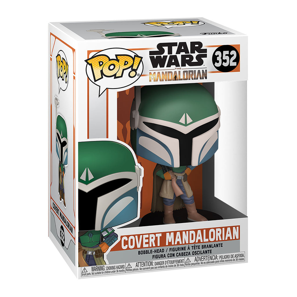 Productafbeelding Covert Mandalorian Funko Pop Bobblehead Figure - Star Wars The Mandalorian