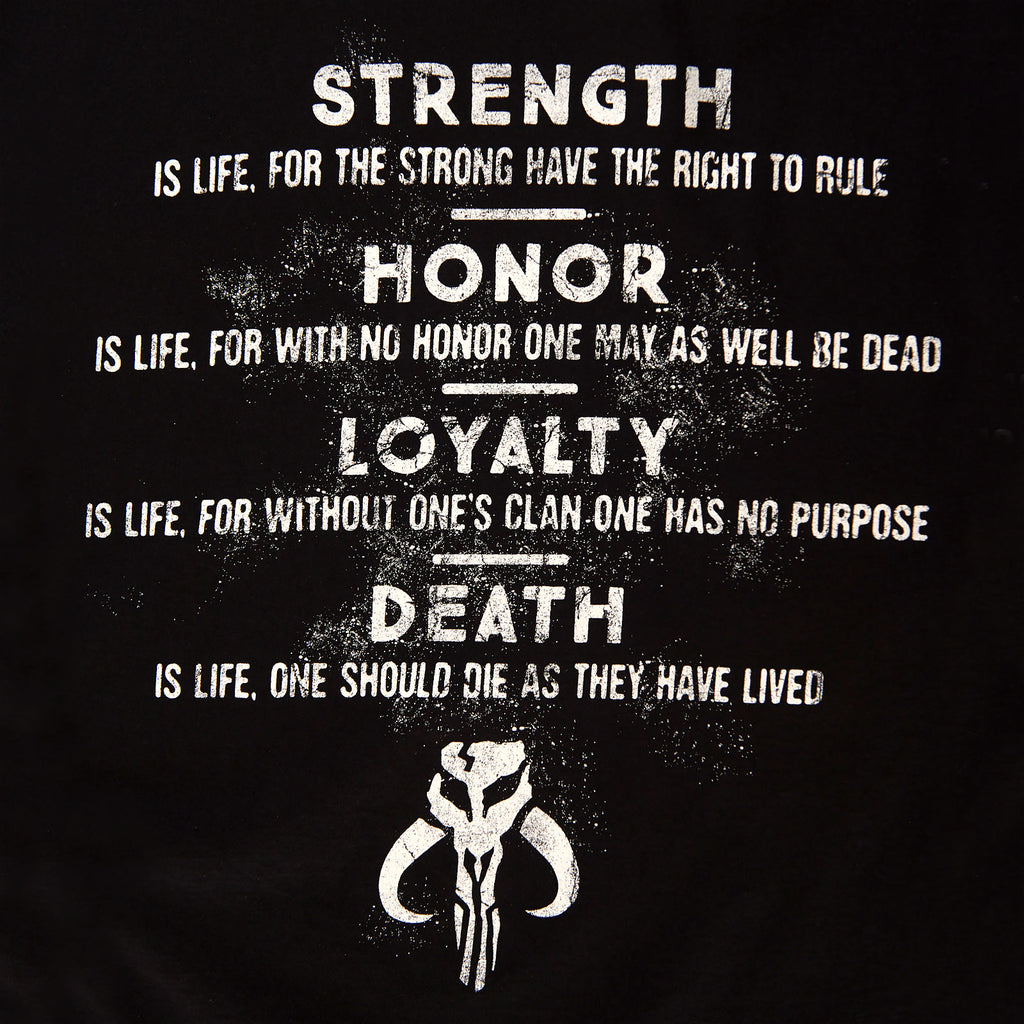 Productafbeelding Code of Honor T-shirt zwart - Star Wars The Mandalorian