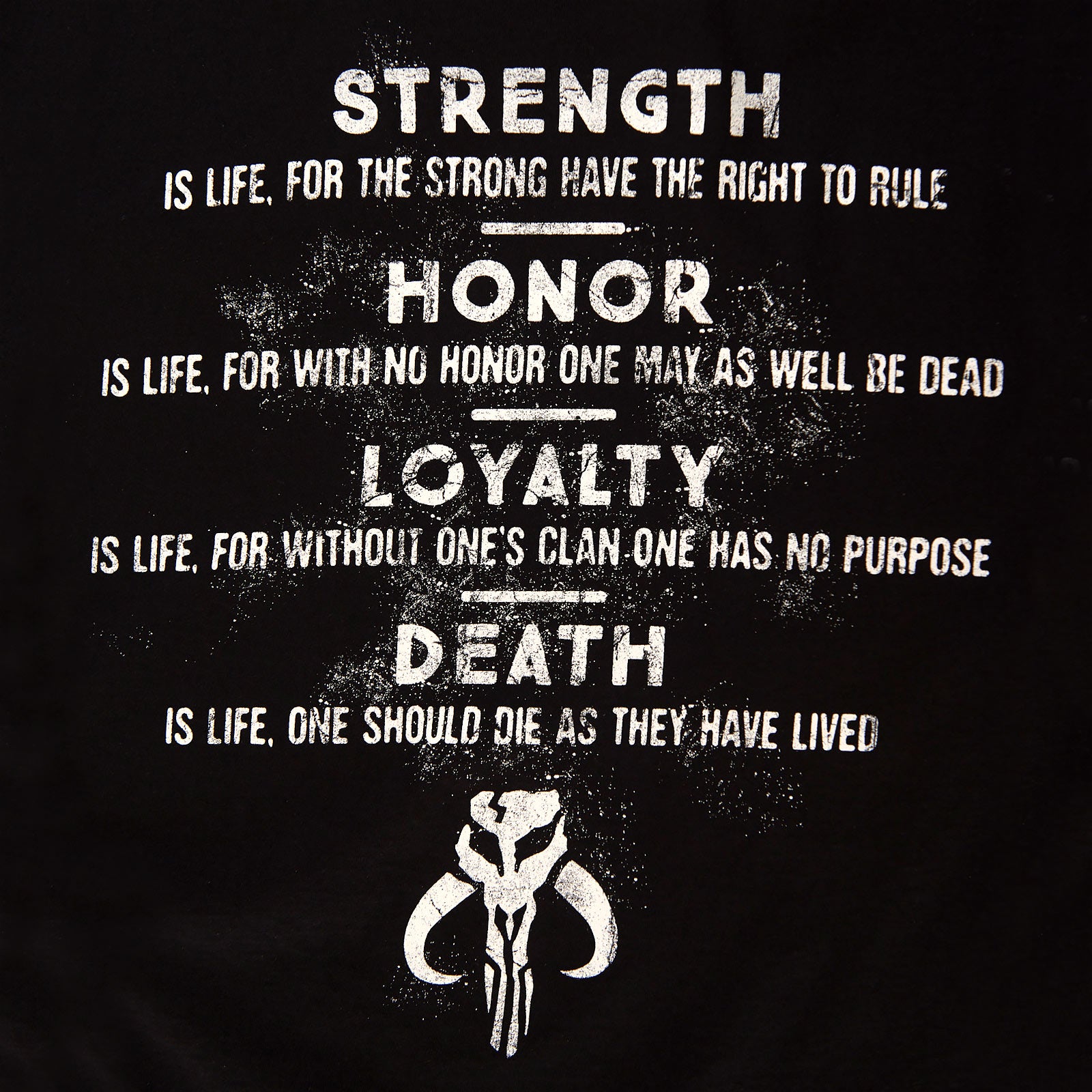 Productafbeelding Code of Honor T-shirt zwart - Star Wars The Mandalorian