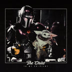 Productafbeelding Het Kind is Mijn Co-Piloot T-Shirt zwart - Star Wars The Mandalorian