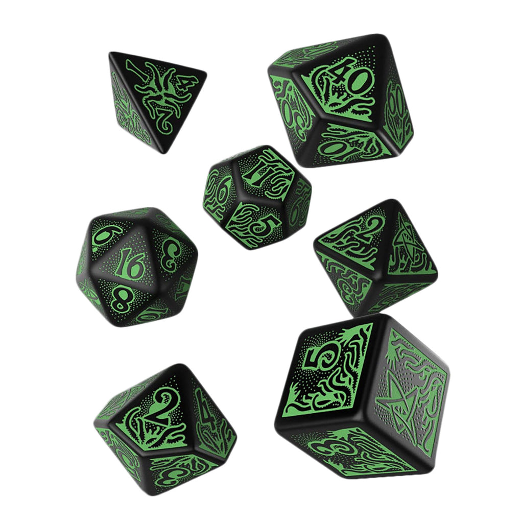 Productafbeelding Call of Cthulhu RPG Dobbelsteen Set 7e Editie 7st zwart