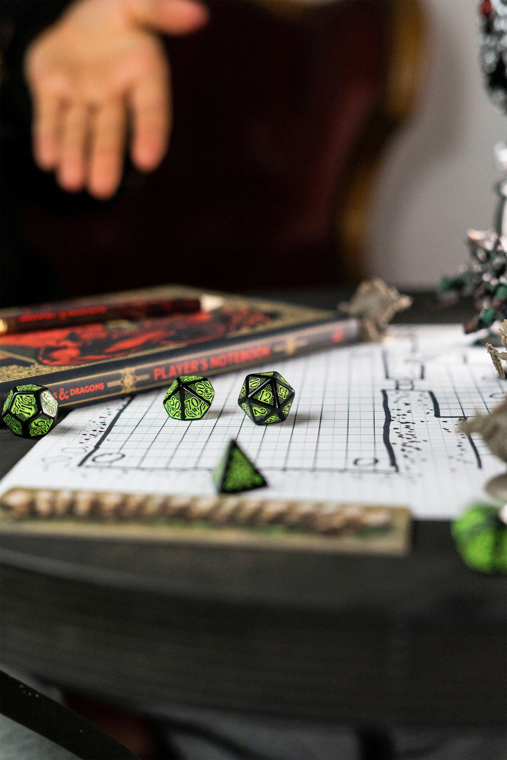 Productafbeelding Call of Cthulhu RPG Dobbelsteen Set 7e Editie 7st zwart