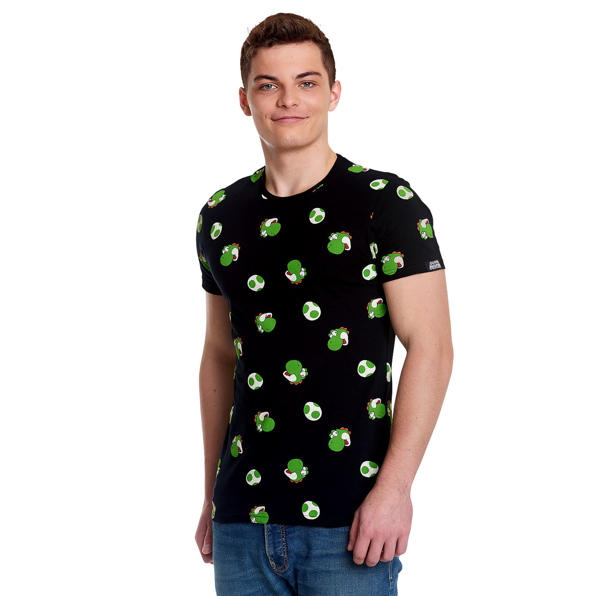 Productafbeelding Super Mario - Yoshi & Eieren T-Shirt zwart