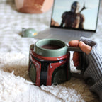 Productafbeelding Star Wars - Boba Fett Helm 3D Mok met Deksel