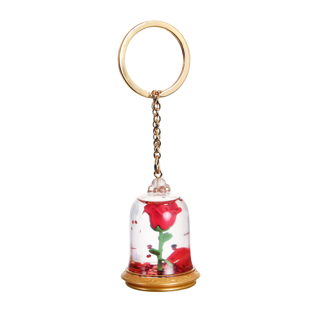 Productafbeelding Belle en het Beest - Betoverde Roos Sleutelhanger