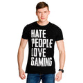 Productafbeelding Hate People Love Gaming T-shirt zwart