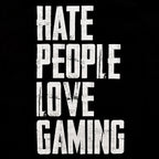 Productafbeelding Hate People Love Gaming T-shirt zwart