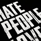 Productafbeelding Hate People Love Gaming T-shirt zwart