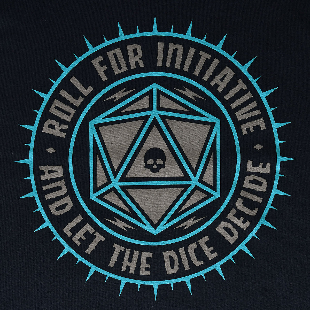 Productafbeelding Pen & Paper Let The Dice Decide T-shirt blauw
