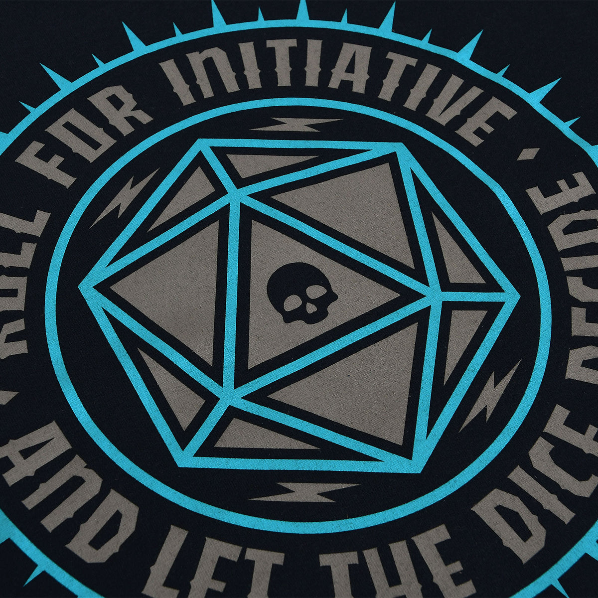 Productafbeelding Pen & Paper Let The Dice Decide T-shirt blauw