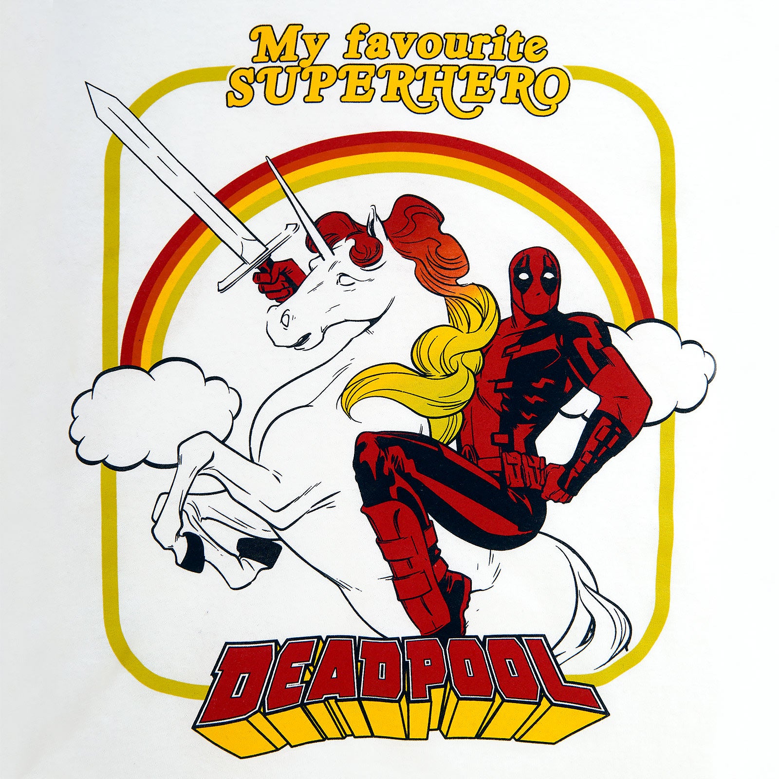 Productafbeelding Deadpool - Mijn favoriete superheld T-shirt wit