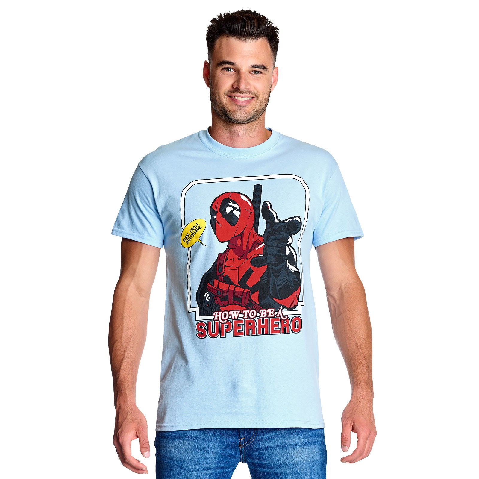 Productafbeelding Deadpool - Hoe een superheld te zijn T-shirt blauw