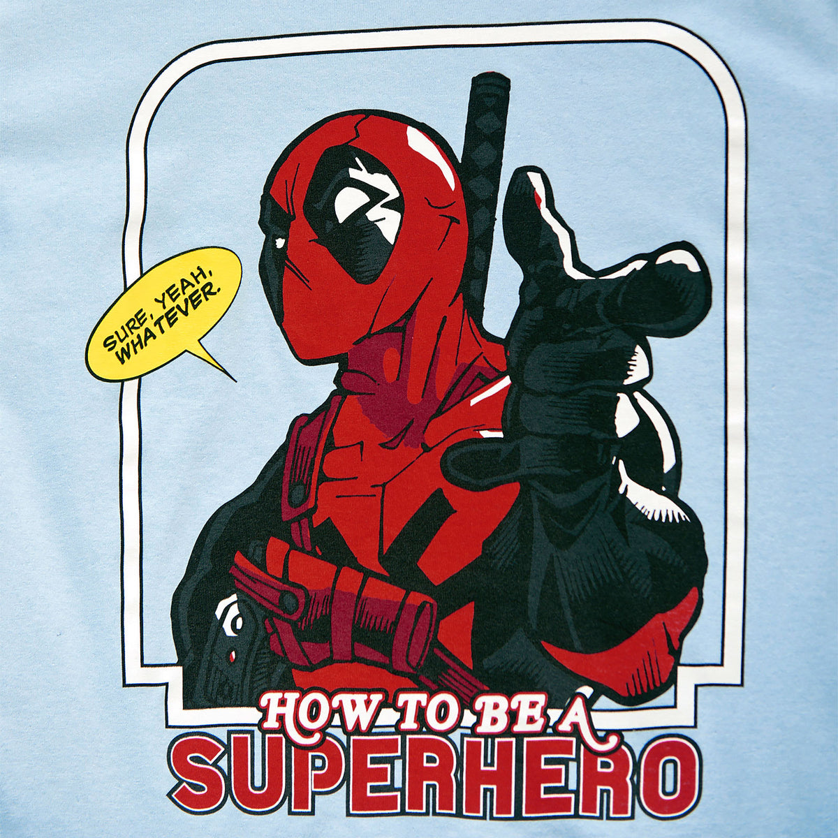 Productafbeelding Deadpool - Hoe een superheld te zijn T-shirt blauw
