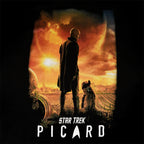 Productafbeelding Star Trek - Picard Poster T-Shirt zwart