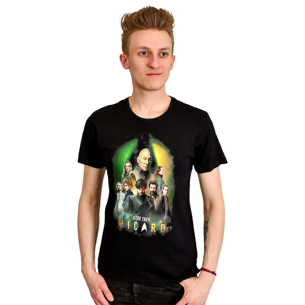 Productafbeelding Star Trek - Picard Characters T-shirt zwart