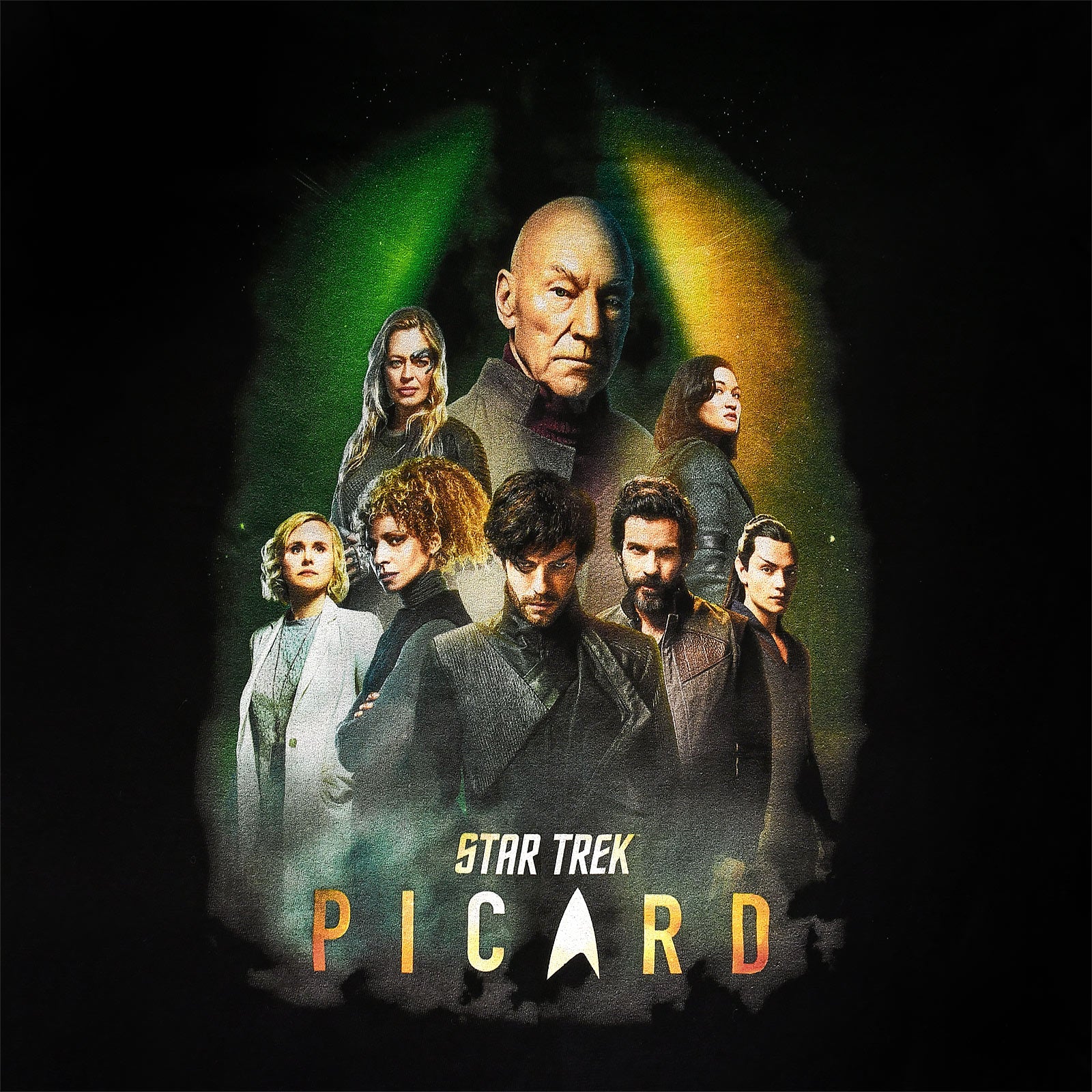 Productafbeelding Star Trek - Picard Characters T-shirt zwart