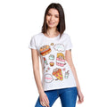 Productafbeelding Pusheen - Foodie dames T-shirt wit