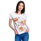 Productafbeelding Pusheen - Foodie dames T-shirt wit