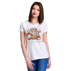 Productafbeelding Pusheen - Eat Dessert First Dames T-shirt wit