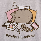 Productafbeelding Pusheen - Purrfect Weekend Dames T-shirt grijs