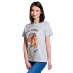 Productafbeelding Pusheen - You Wanna Pizza Me T-Shirt grijs