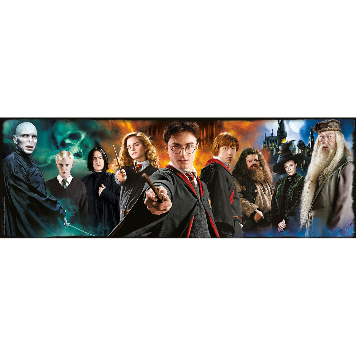Productafbeelding Harry Potter - Karakters Panorama Puzzel