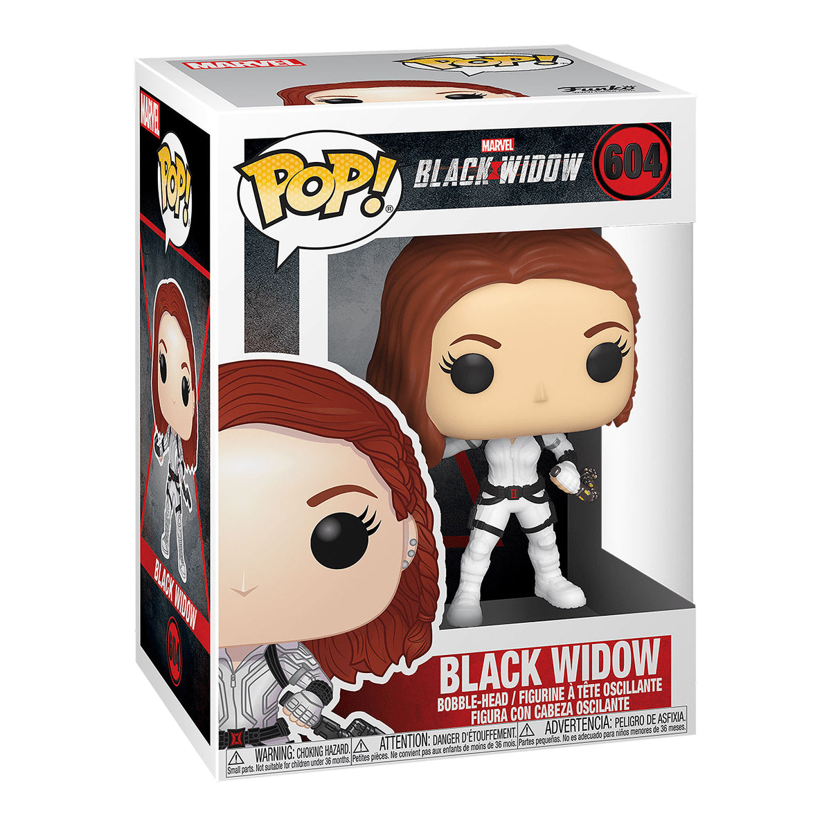 Productafbeelding Zwarte Weduwe Wit Pak Funko Pop Bobblehead Figuur
