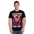 Productafbeelding Black Widow - Eye in the Sky Film T-shirt zwart