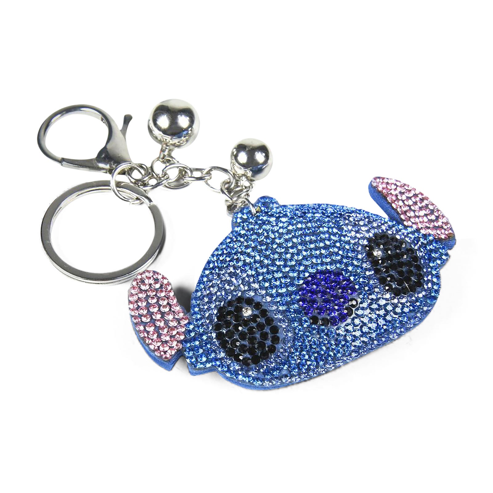 Productafbeelding Lilo & Stitch - Stitch Face Glitter Sleutelhanger