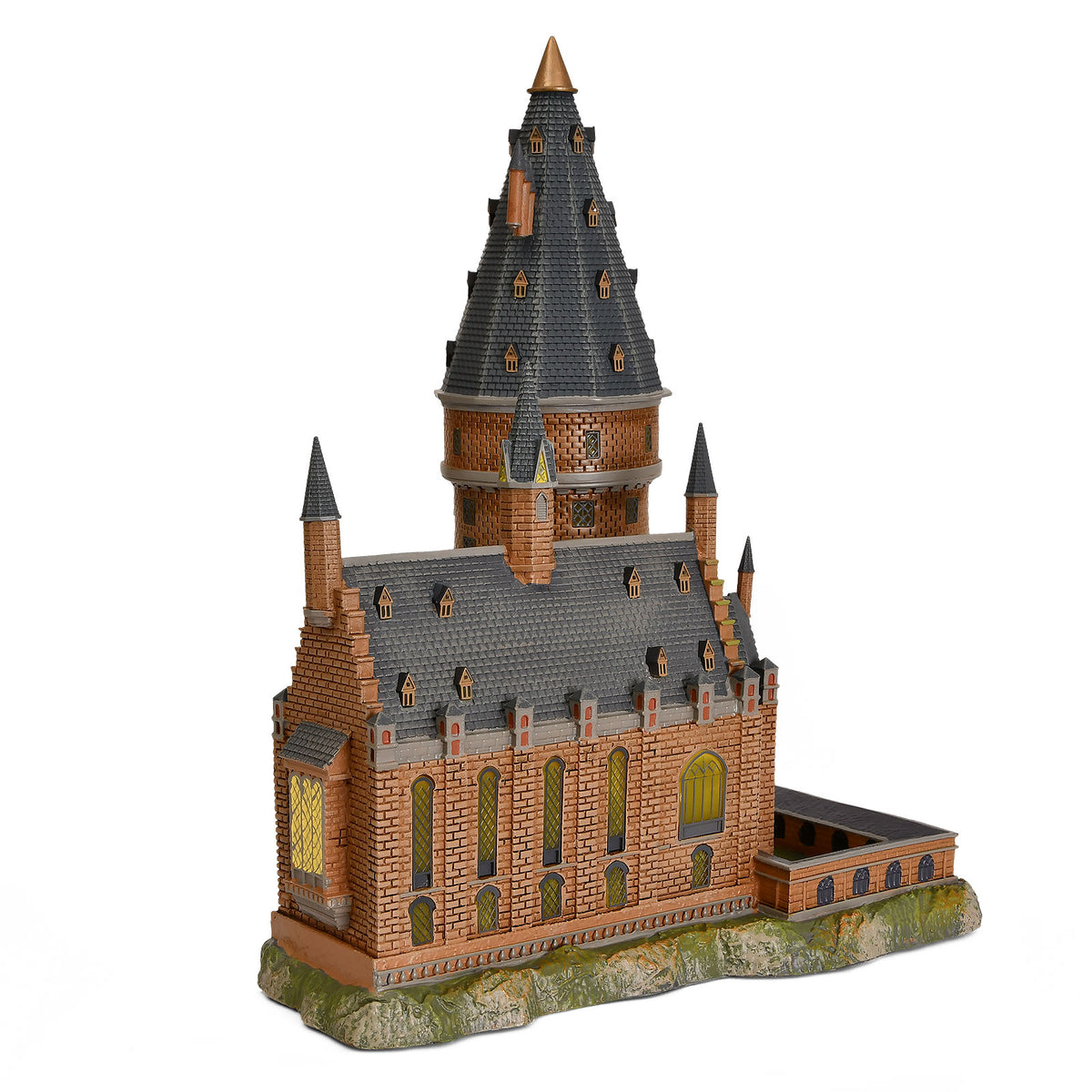 Productafbeelding Zweinstein Grote Zaal met Hoofdtoren Miniatuur Replica met Verlichting - Harry Potter