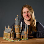 Productafbeelding Zweinstein Grote Zaal met Hoofdtoren Miniatuur Replica met Verlichting - Harry Potter