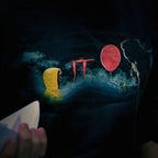 Productafbeelding Stephen King's IT - Pennywise en Georgie Hoodie Zwart