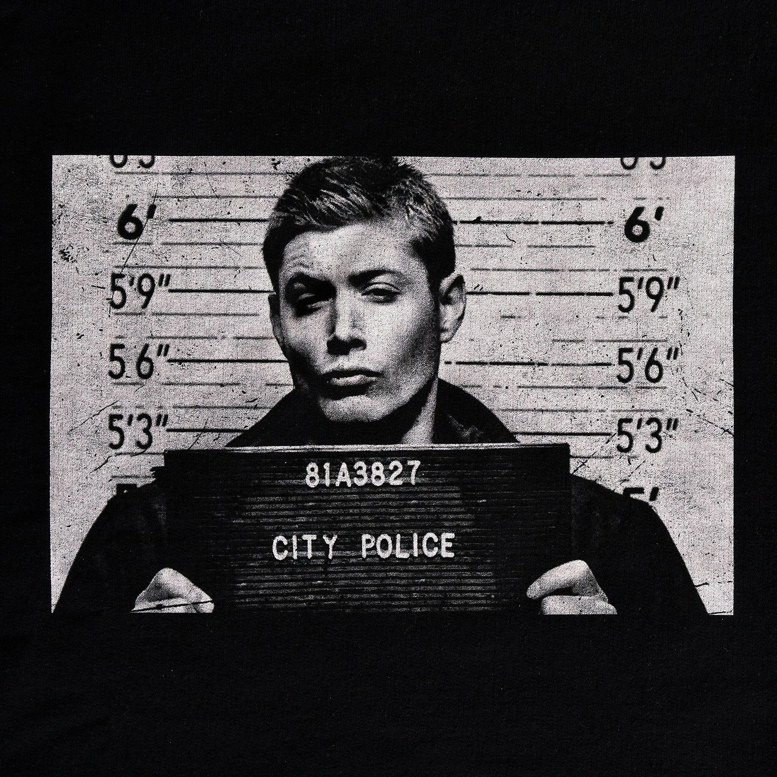 Productafbeelding Supernatural - Dean in Gevangenis Hoodie Zwart