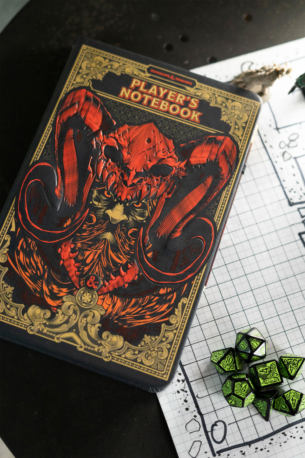 Productafbeelding Dungeons & Dragons - Spelers Notitieboek A5 met Potlood