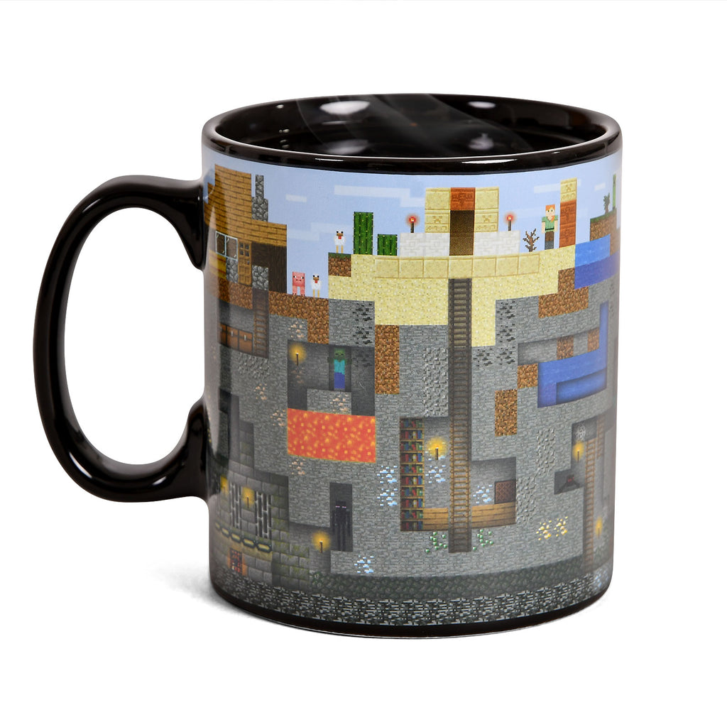 Product image Minecraft - Pixel World Thermo Effect Mug