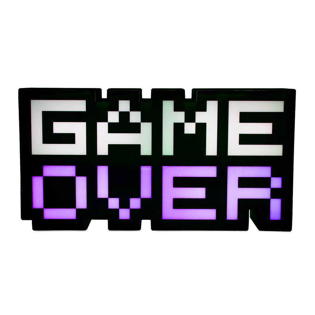 Product image Game Over 8-Bit Retro Table Lamp for Gaming Fans