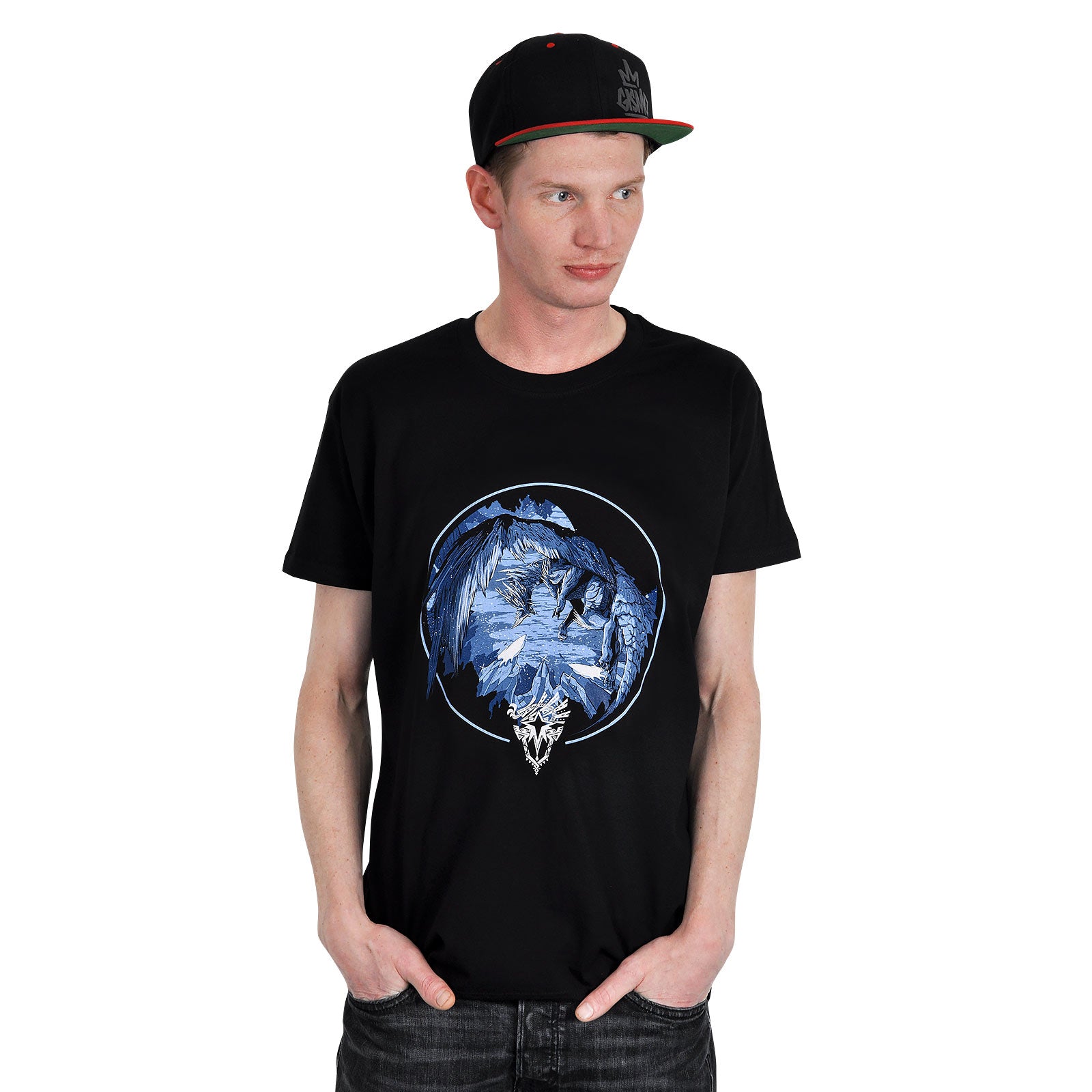 Productafbeelding Monster Hunter - Velkhana T-shirt zwart