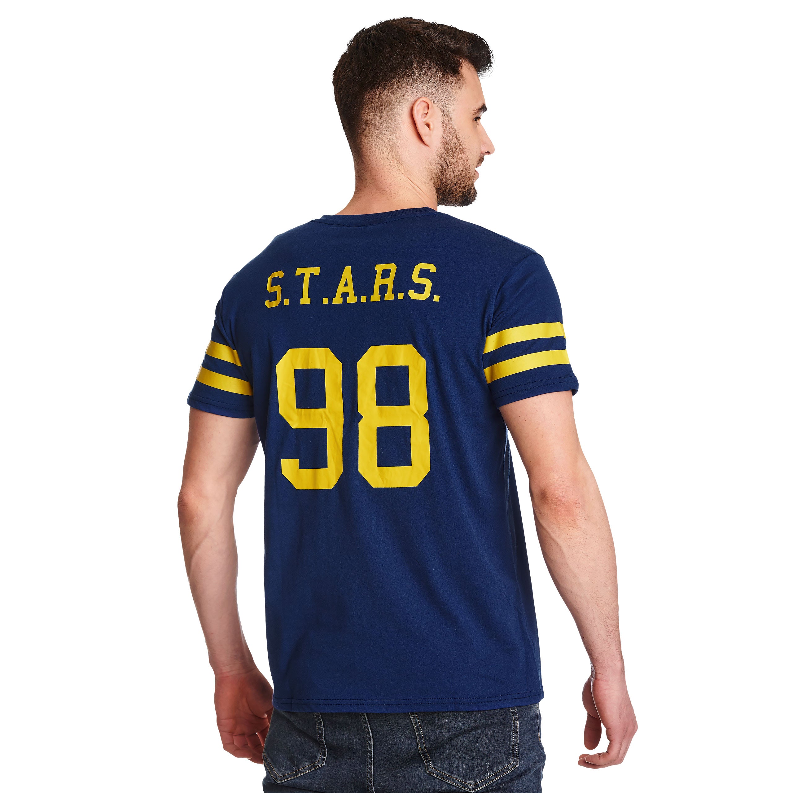 Productafbeelding Resident Evil - S.T.A.R.S. Voetbal T-shirt blauw