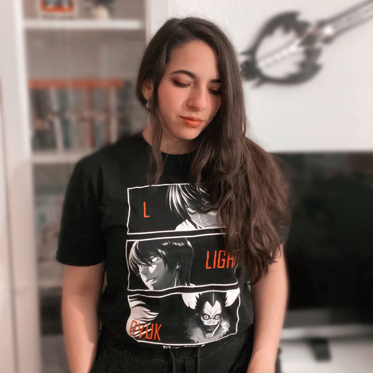 Productafbeelding Death Note - Karakters T-Shirt zwart