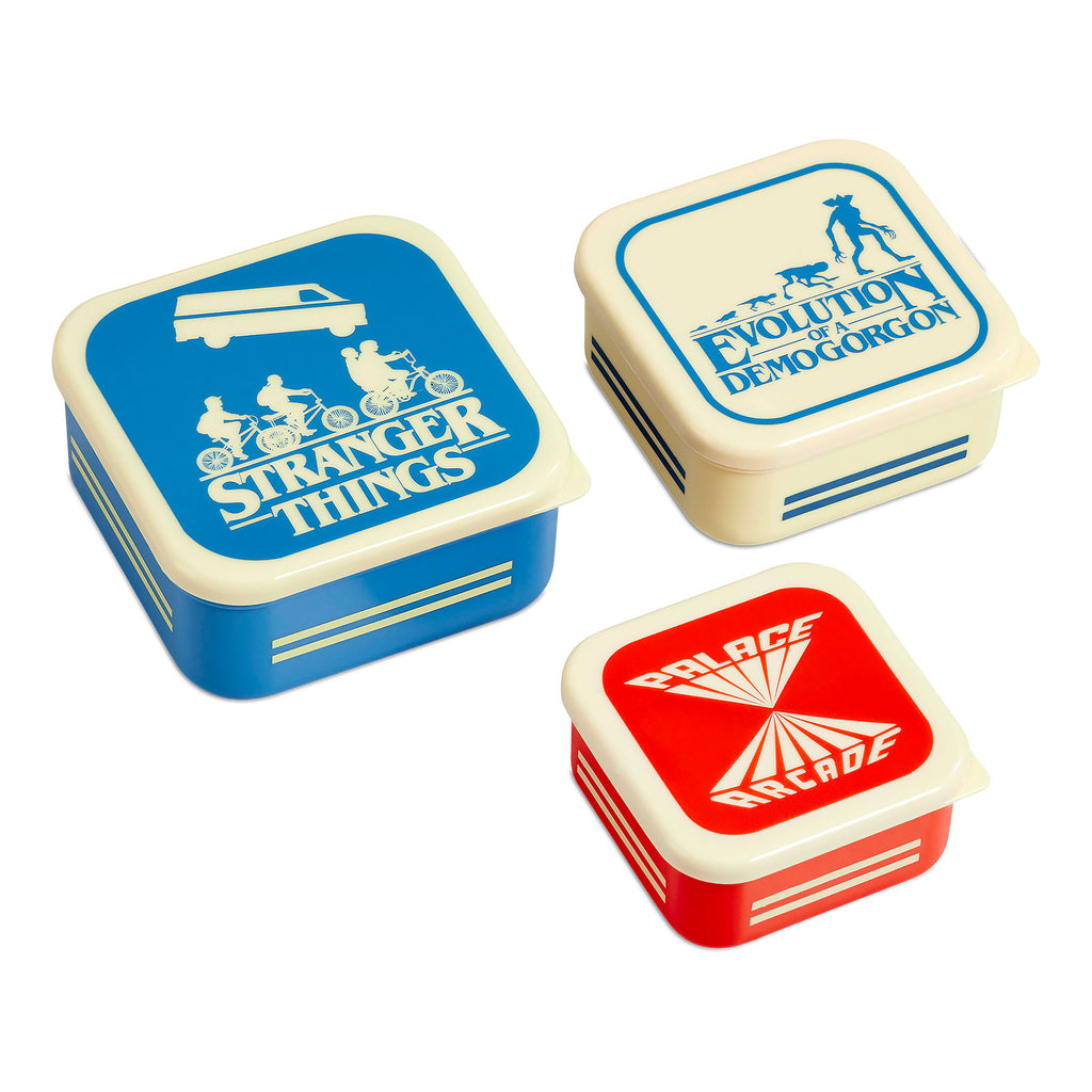 Productafbeelding Stranger Things - Silhouetten Retro Lunchbox Set van 3
