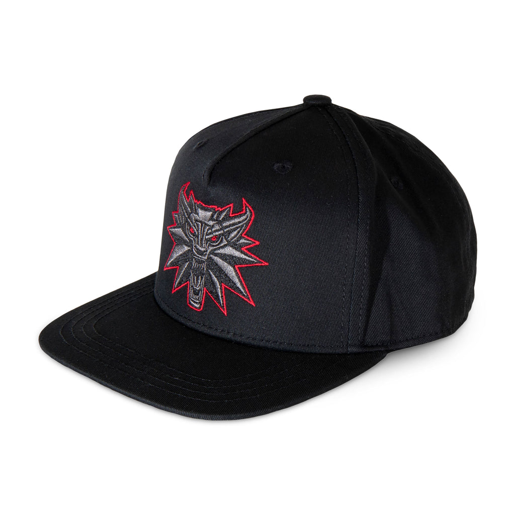 Productafbeelding Witcher - Zwart Wolf Medaillon Snapback Cap