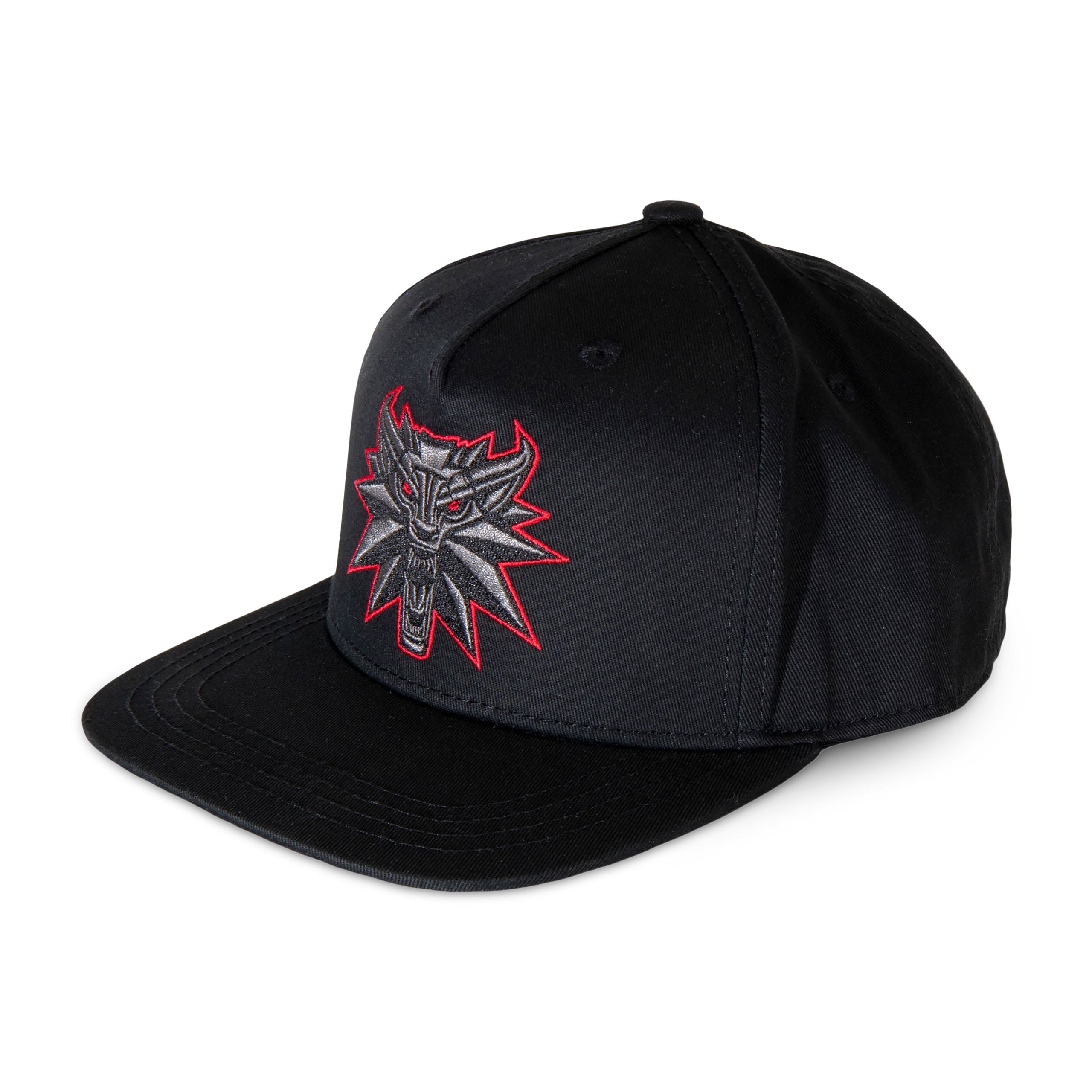 Productafbeelding Witcher - Zwart Wolf Medaillon Snapback Cap