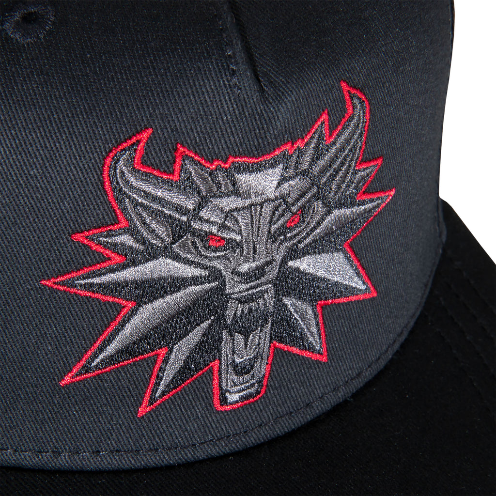 Productafbeelding Witcher - Zwart Wolf Medaillon Snapback Cap