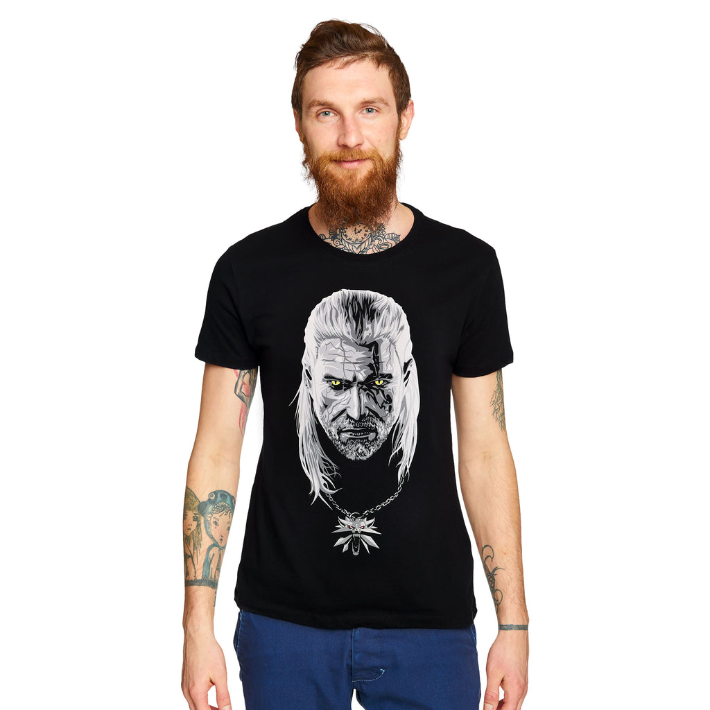 Productafbeelding Witcher - Vergiftigde Geralt Glow in the Dark T-Shirt Zwart