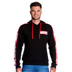 Productafbeelding Marvel - Logo Hoodie met mouwprint zwart